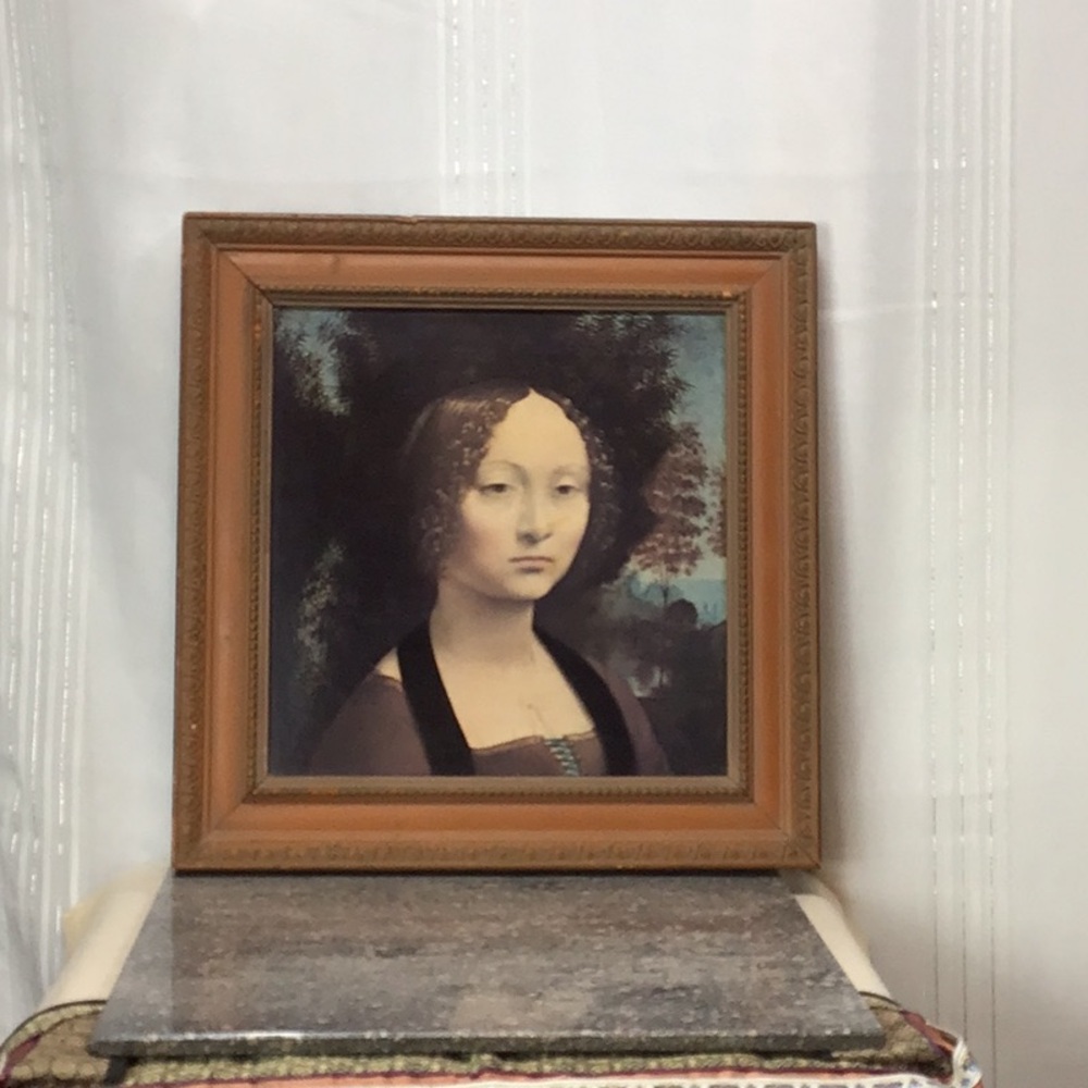 Leonardo da Vinci Portrait of ‘Ginevra de Benci’ (c.1480) Framed Art Print - Picture 8 of 8